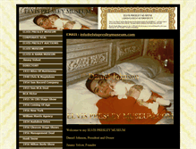 Tablet Screenshot of elvispresleymuseum.com